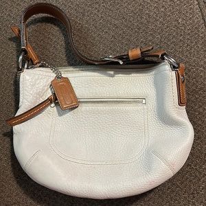 Small Coach purse, white, like new